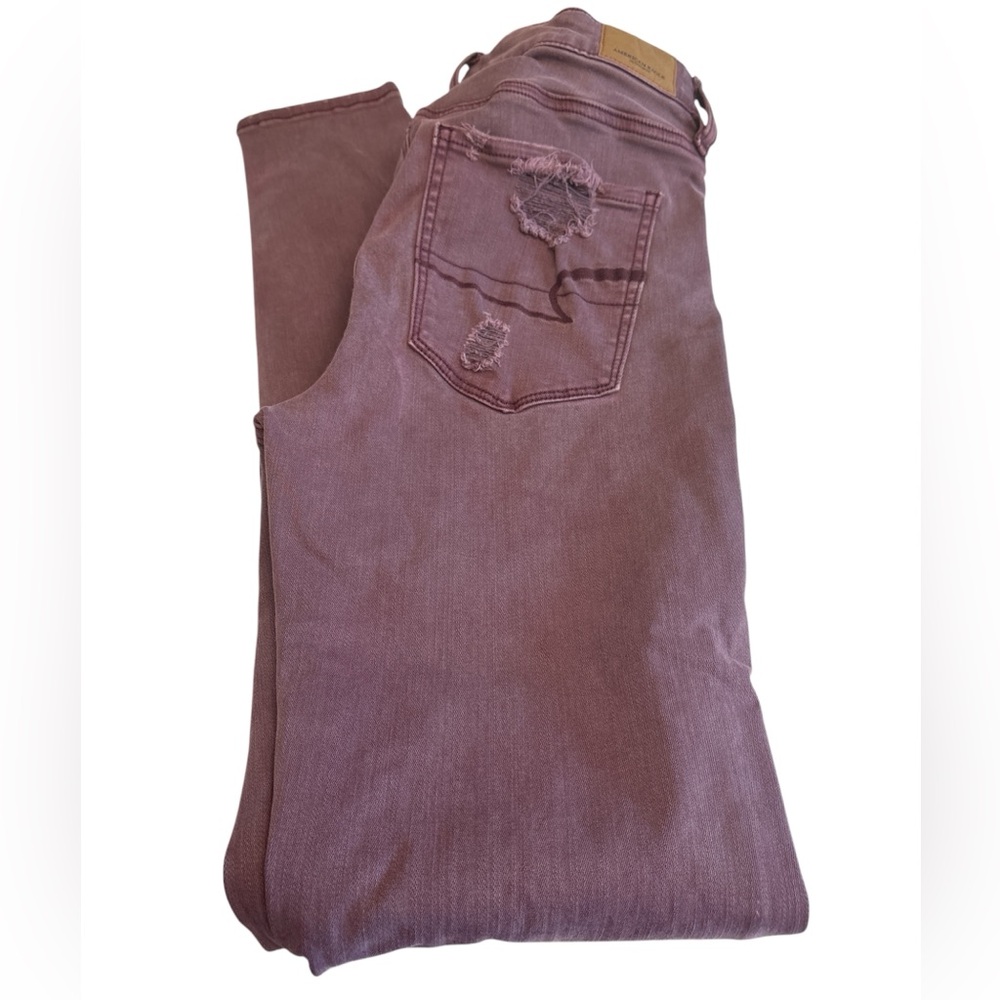American Eagle Outfitters Mauve/Purple Jeggings 8XL